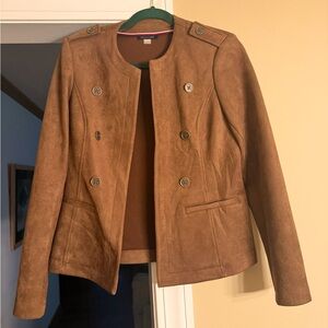 Tommy Hilfiger Suede Jacket size 8